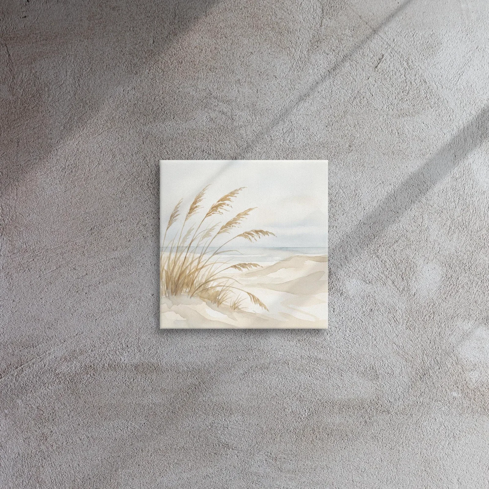 Pastel Coastal Dune Thin Canvas: Ocean Beach house Wall Art, photo 3