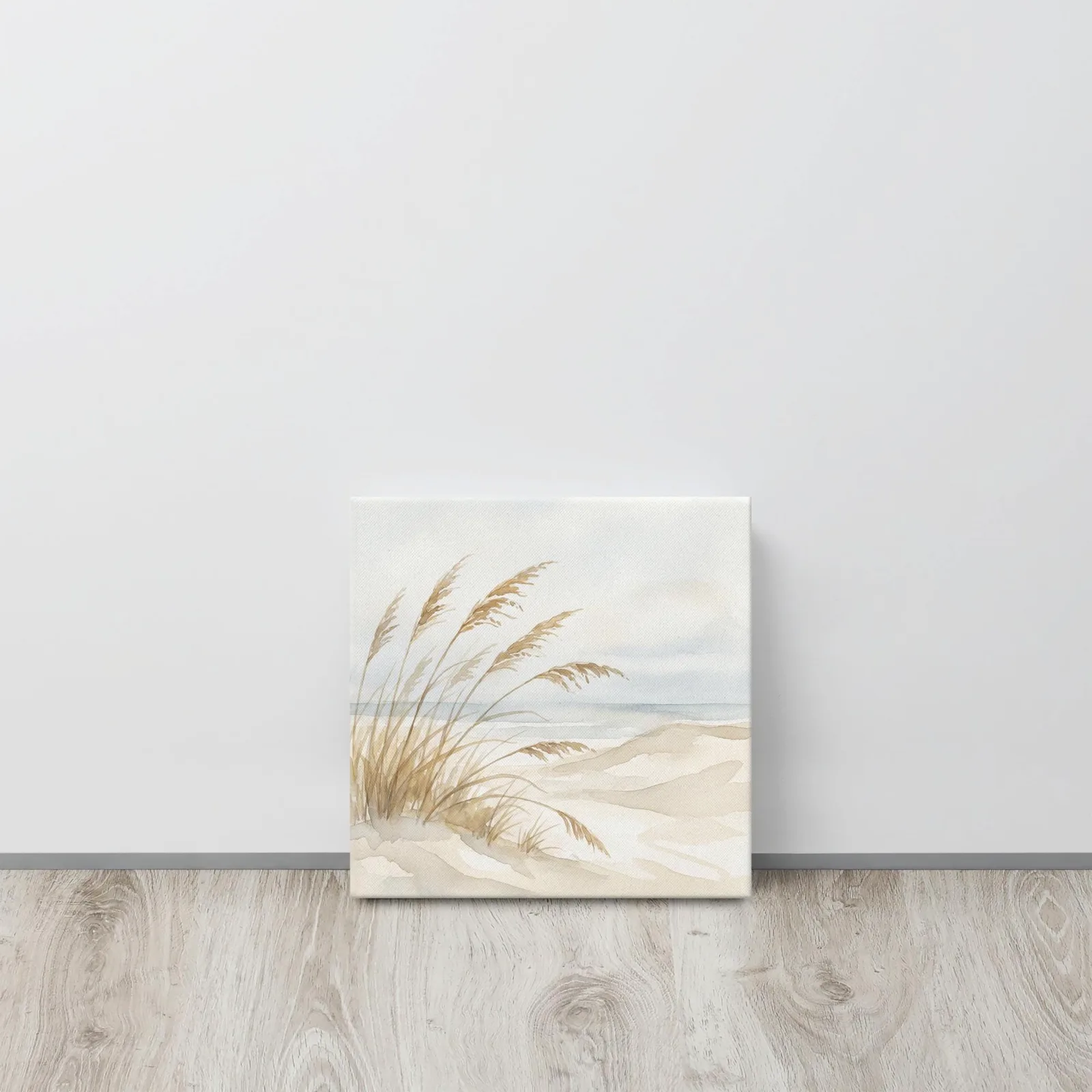 Pastel Coastal Dune Thin Canvas: Ocean Beach house Wall Art, photo 5