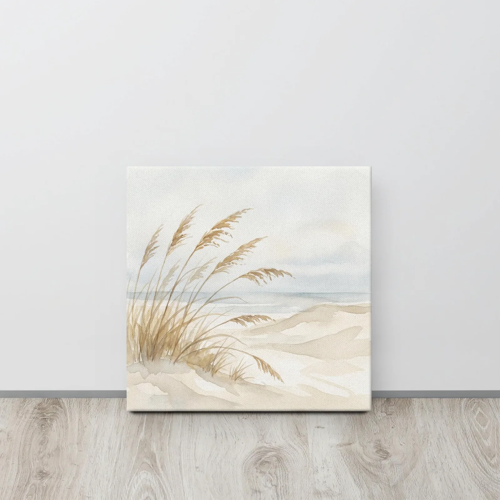 Pastel Coastal Dune Thin Canvas: Ocean Beach house Wall Art, photo 6