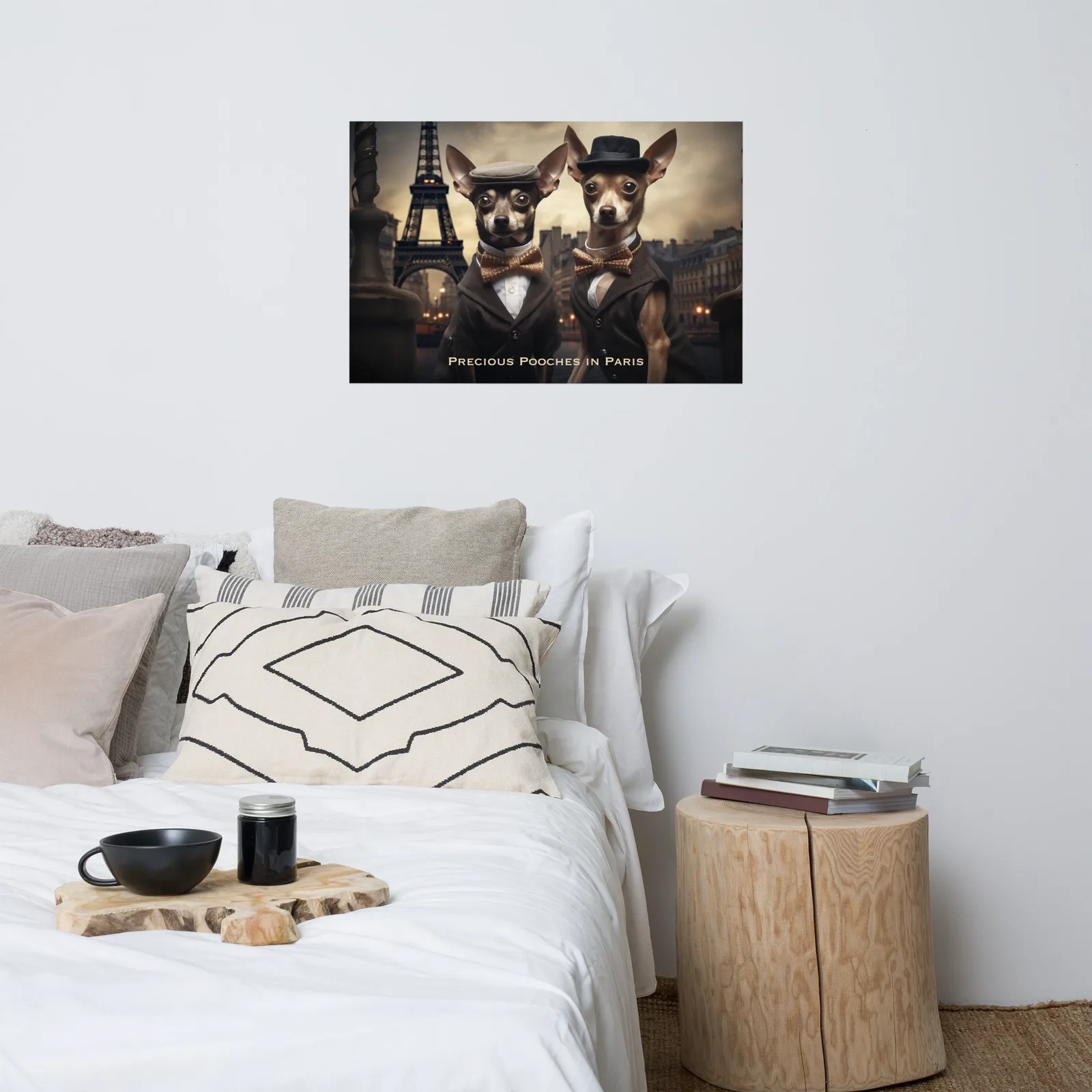 Precious Pooches in Paris Poster: Whimsical Dog Art & French Decor, photo 9