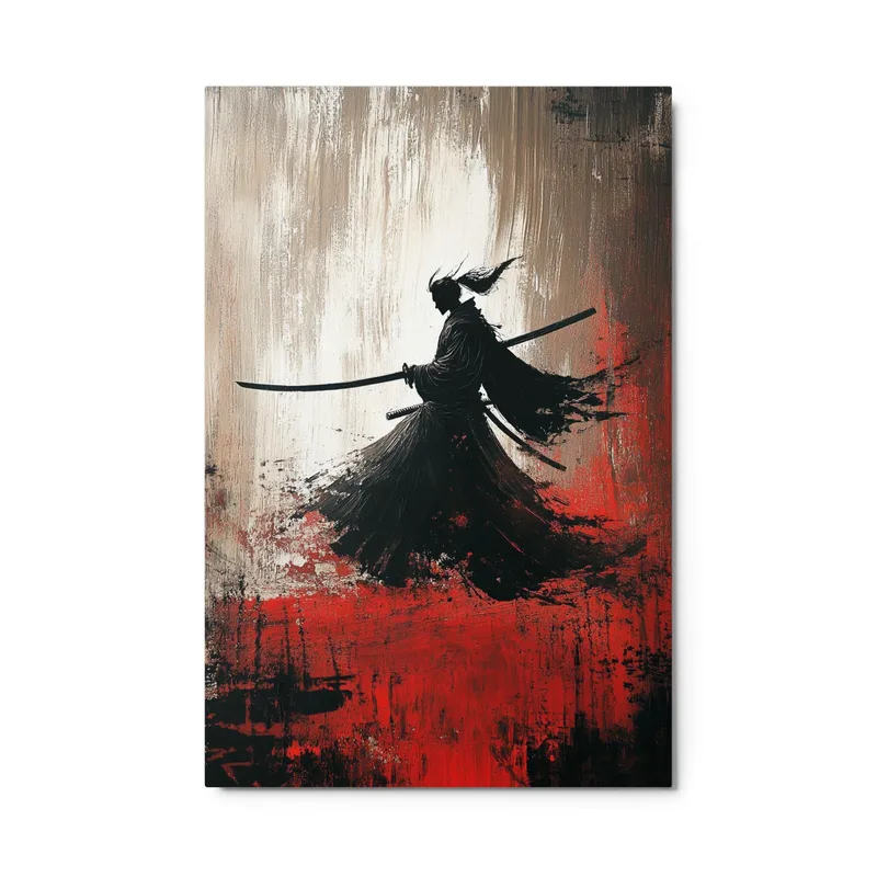 Canvas art hanging in a living room