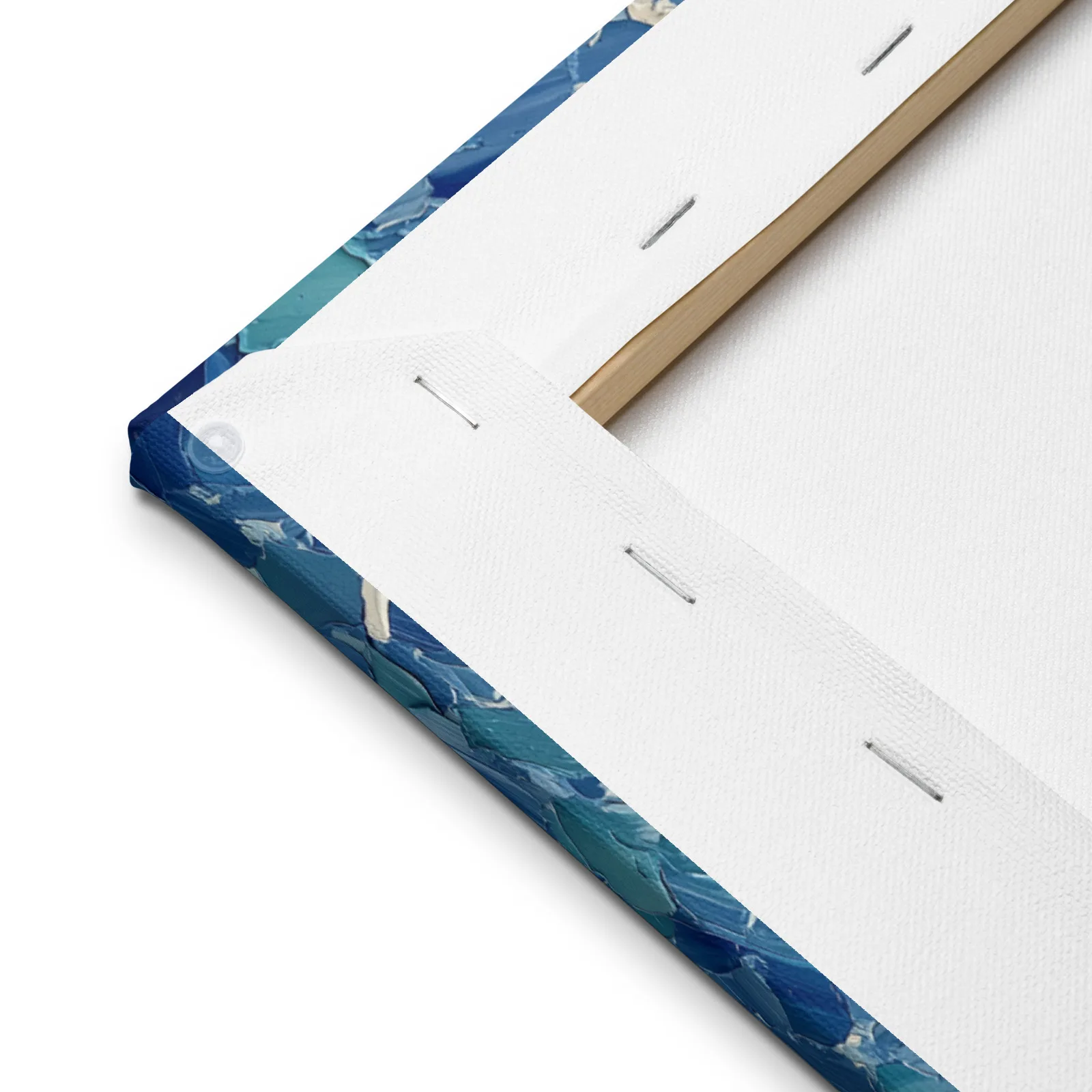 Swordfish Thin Canvas: Impasto Style Ocean Fish Decor Wall Art, product details view