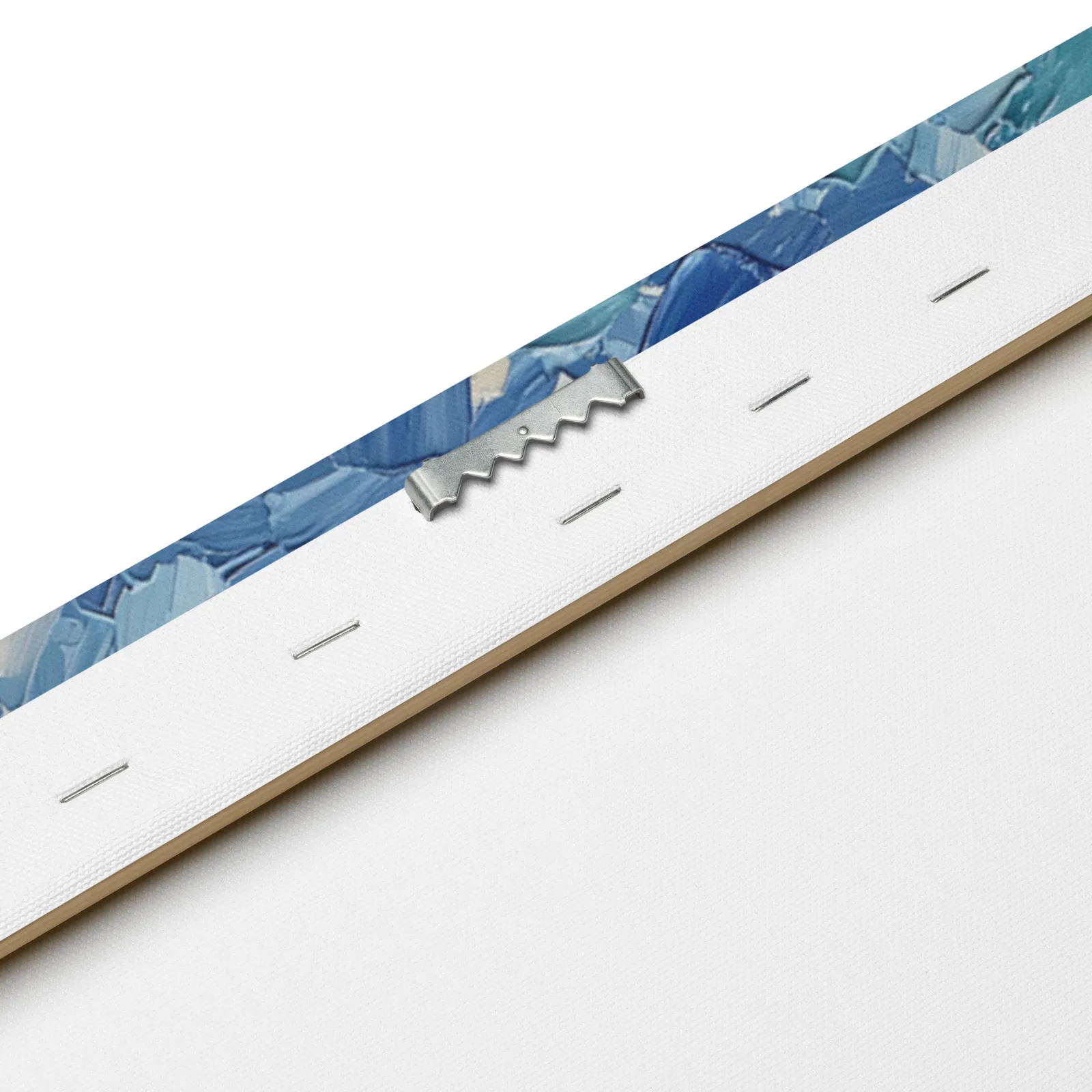 Swordfish Thin Canvas: Impasto Style Ocean Fish Decor Wall Art, product details 2 view
