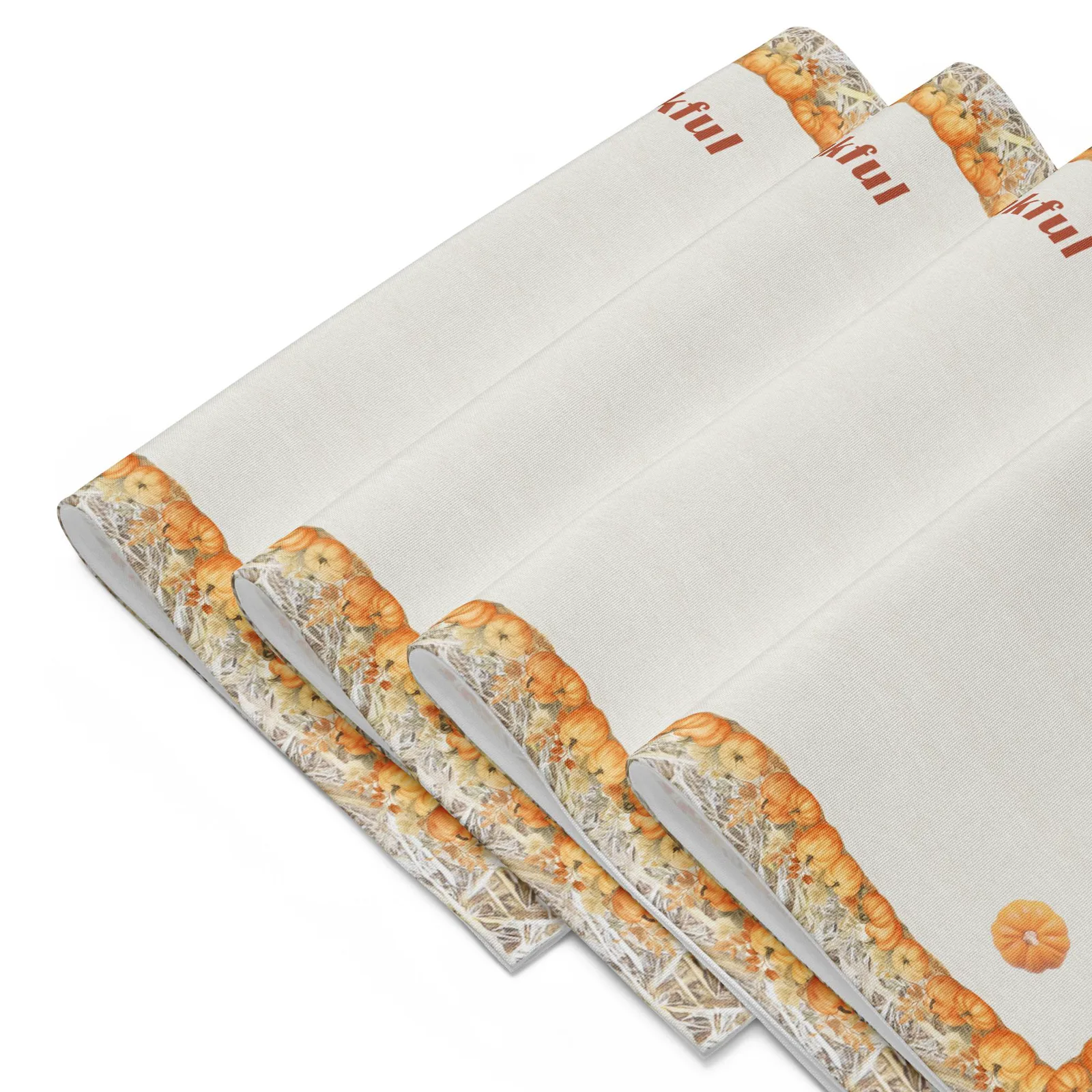Thankful Autumn Placemats Set of 4: Fall Harvest Table Decor, photo 3