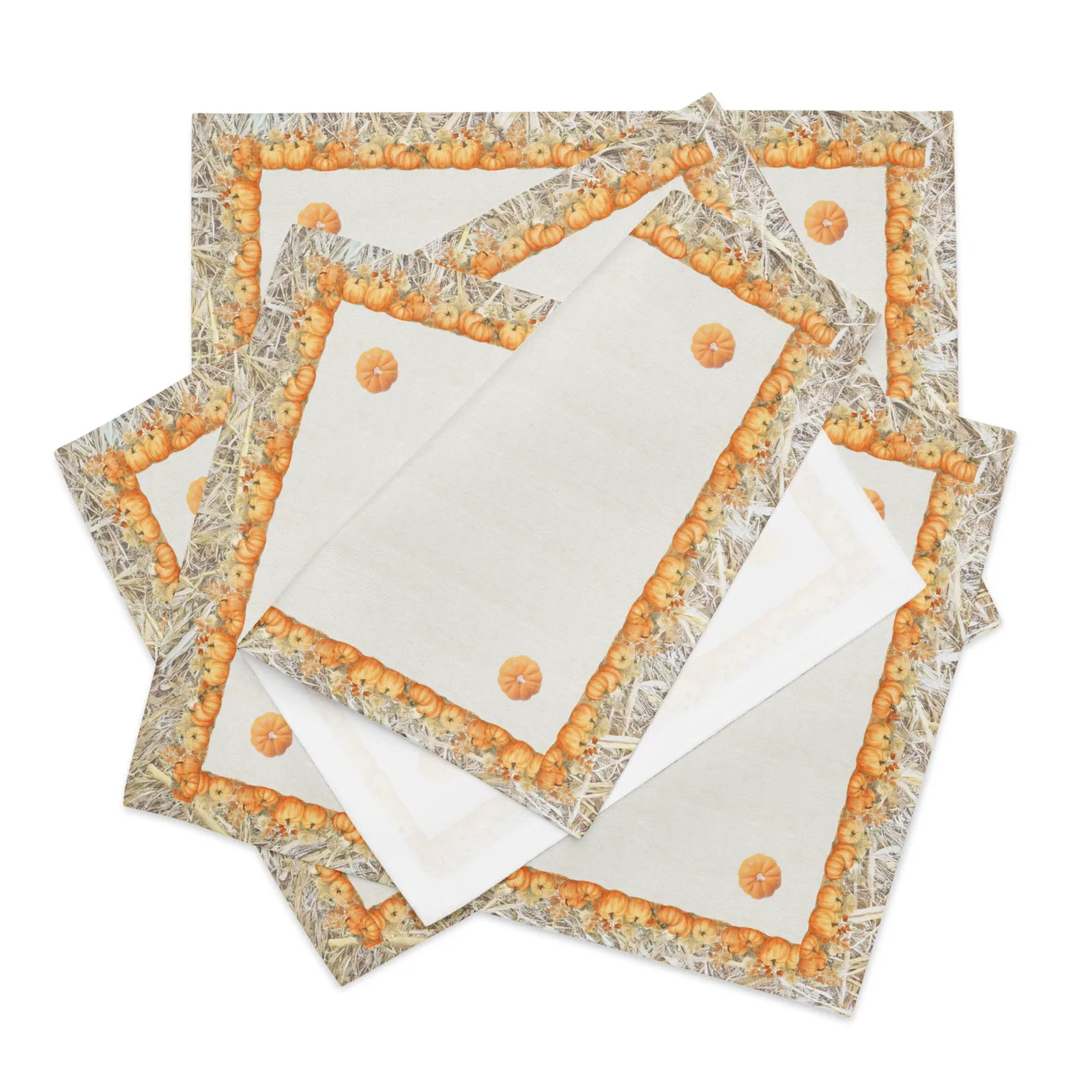 Thankful Autumn Placemats Set of 4: Fall Harvest Table Decor, photo 4