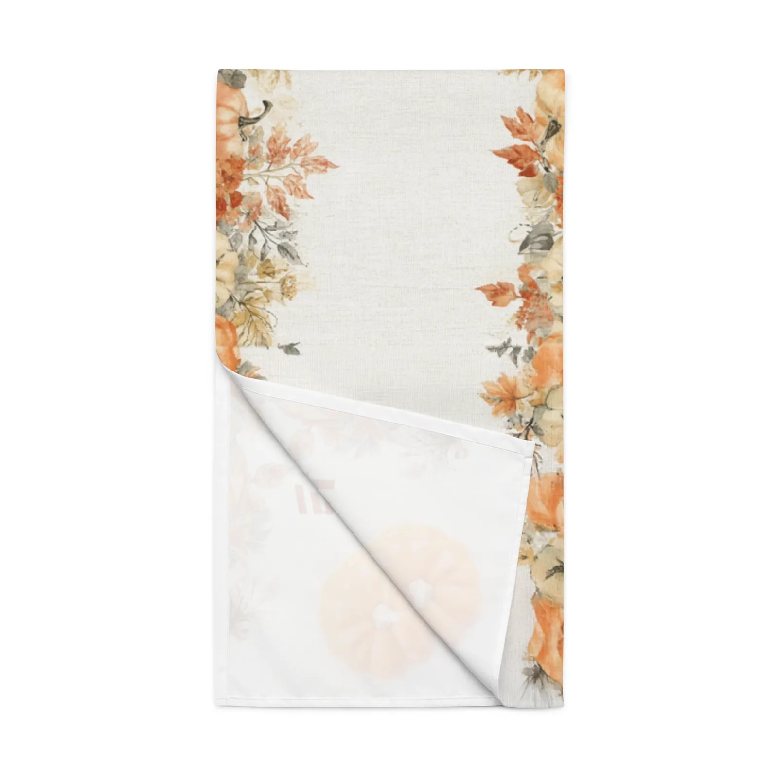 Thankful Pumpkin Table Runner: Thanksgiving Dining Decor (90x16 in), photo 4