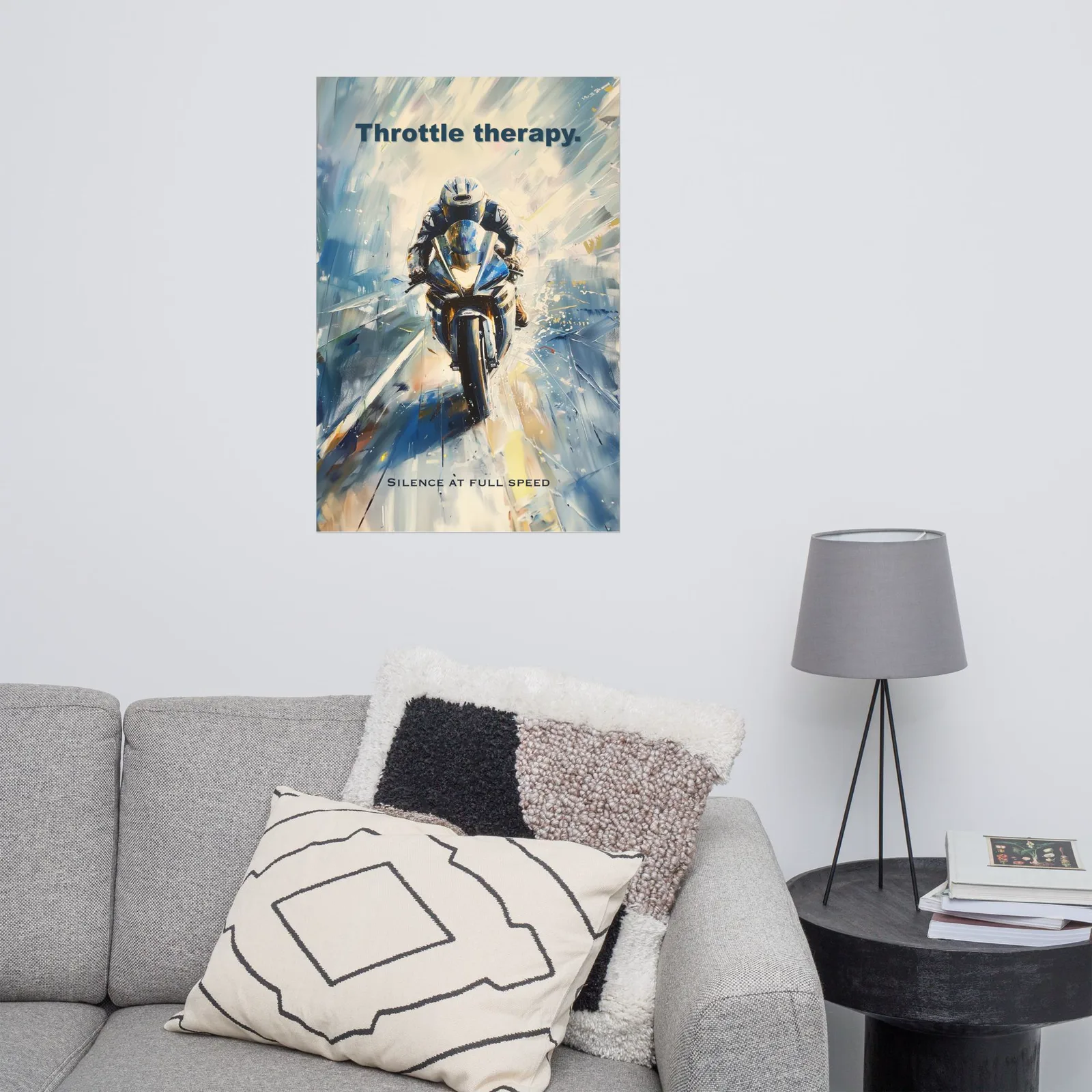 Throttle Therapy Poster: Motorcyclist Racing Wall Art, photo 10