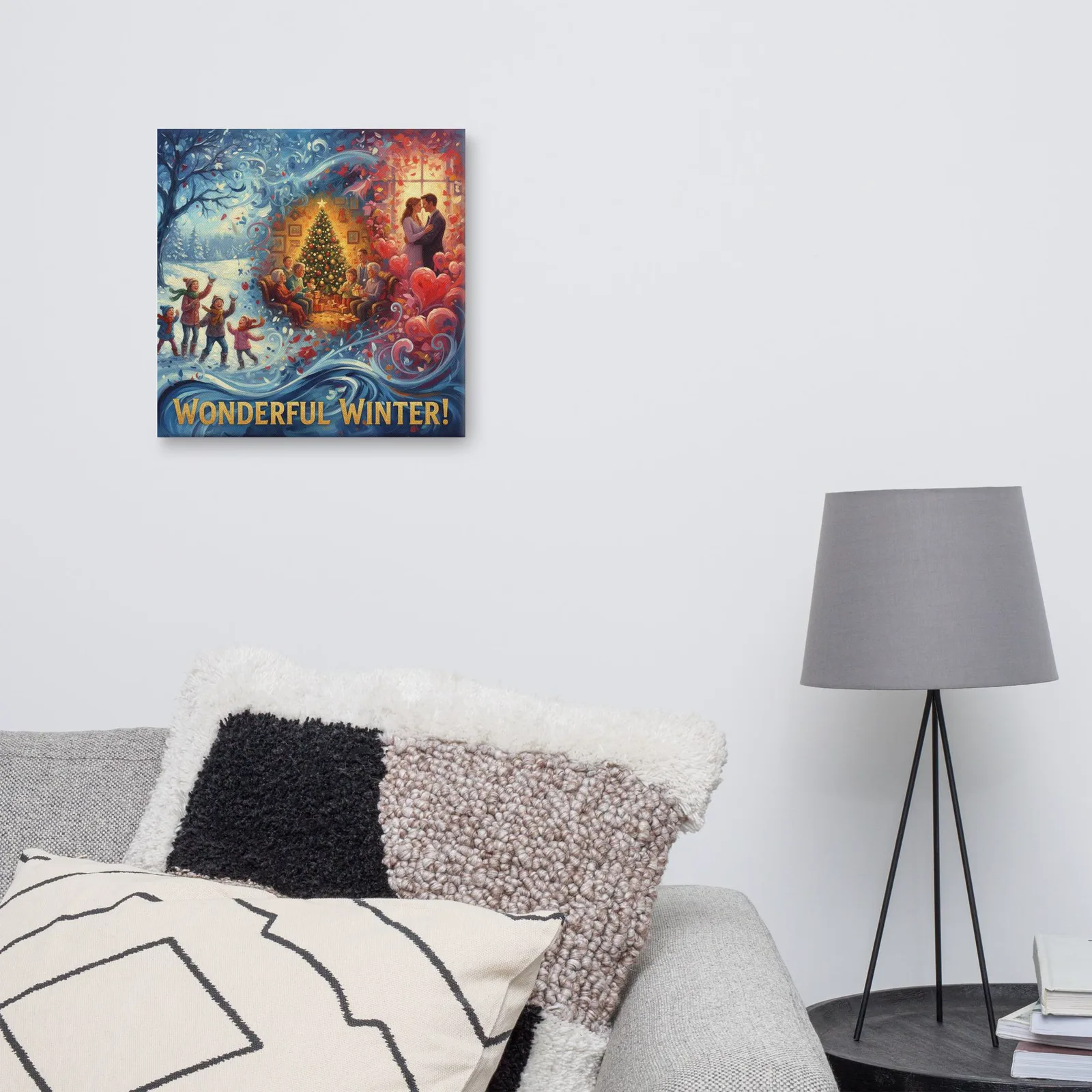 Winter Nostalgia Canvas Art: Christmas, Snow & Valentines, photo 9