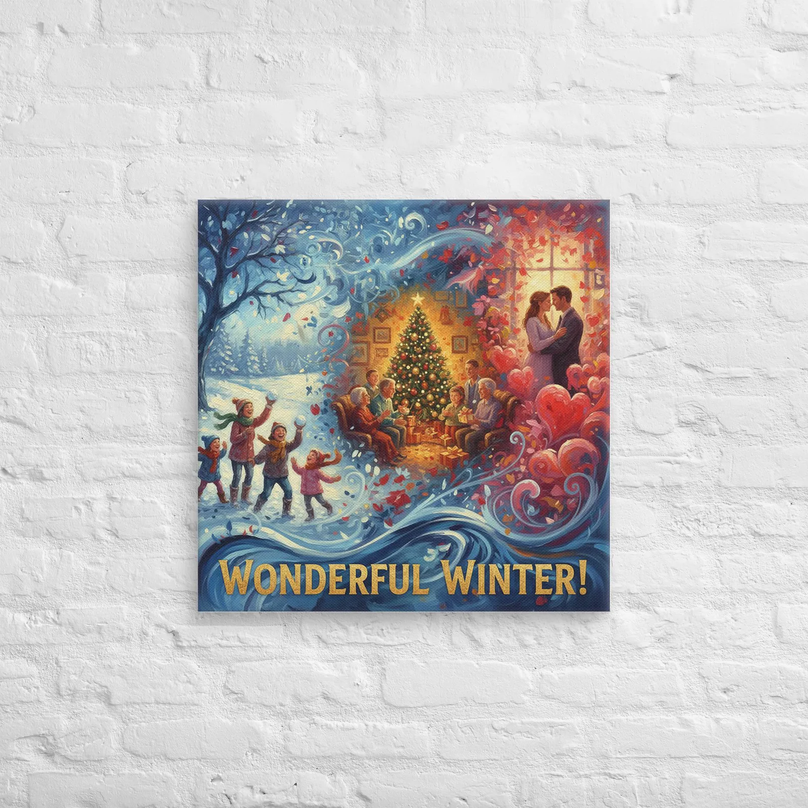 Winter Nostalgia Canvas Art: Christmas, Snow & Valentines, photo 10