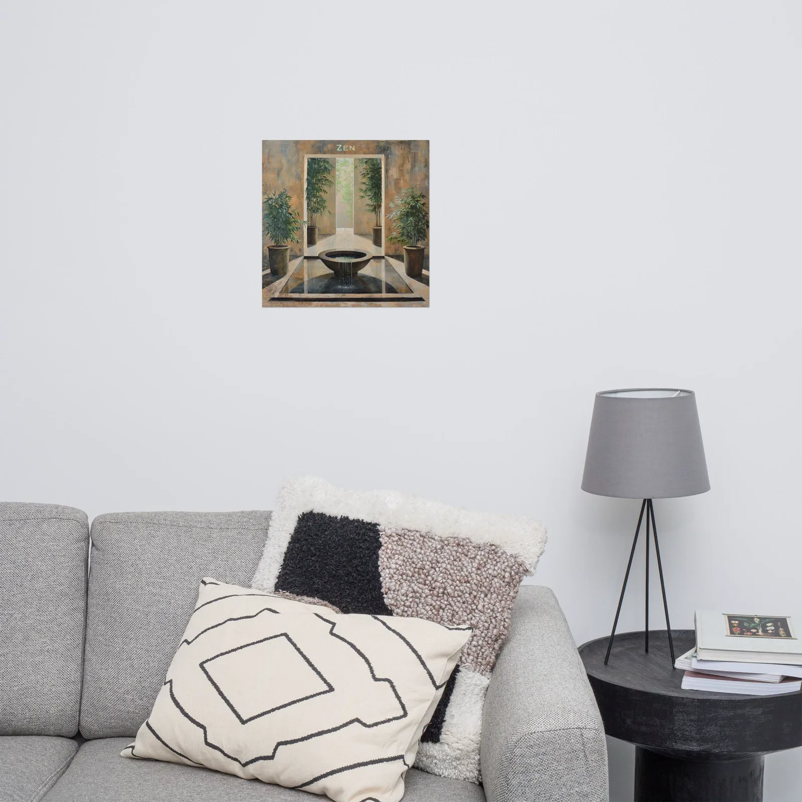 Zen Meditation Oasis Poster: Minimalist Japanese Garden Decor, photo 10