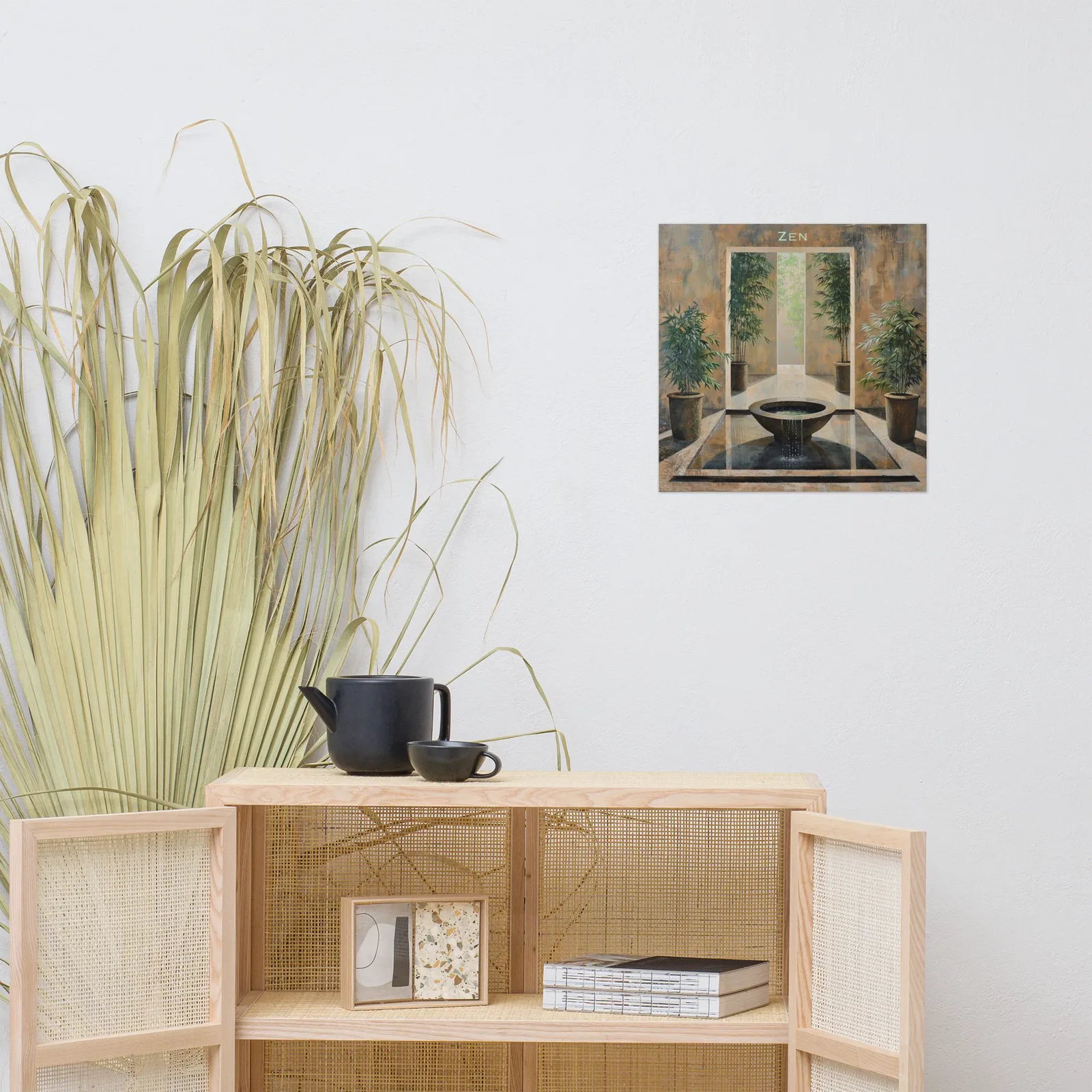 Zen Meditation Oasis Poster: Minimalist Japanese Garden Decor, photo 9