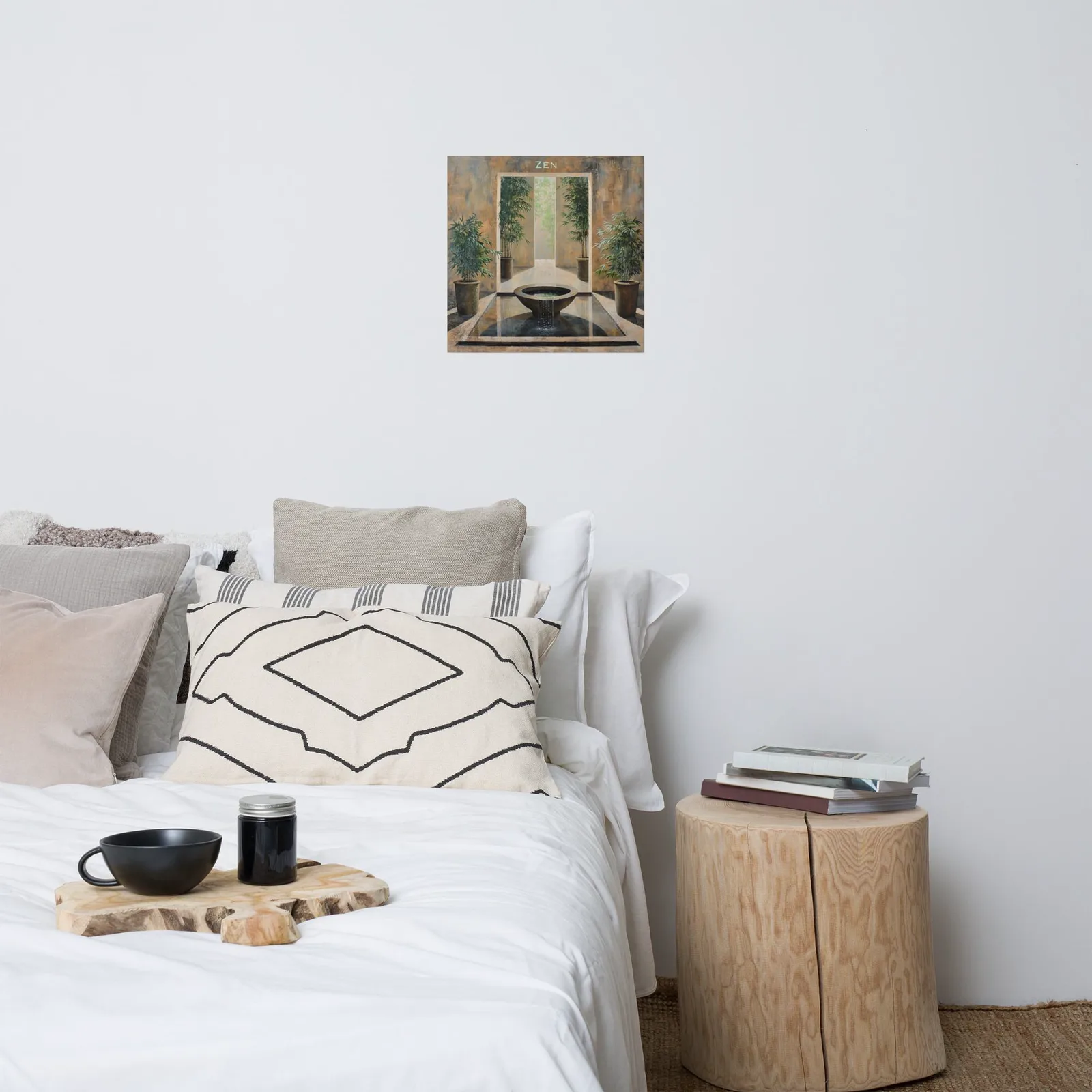 Zen Meditation Oasis Poster: Minimalist Japanese Garden Decor, photo 5